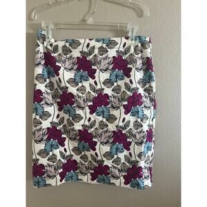 Ann Taylor Women’s Size 14 Midi Skirt – Floral Pattern